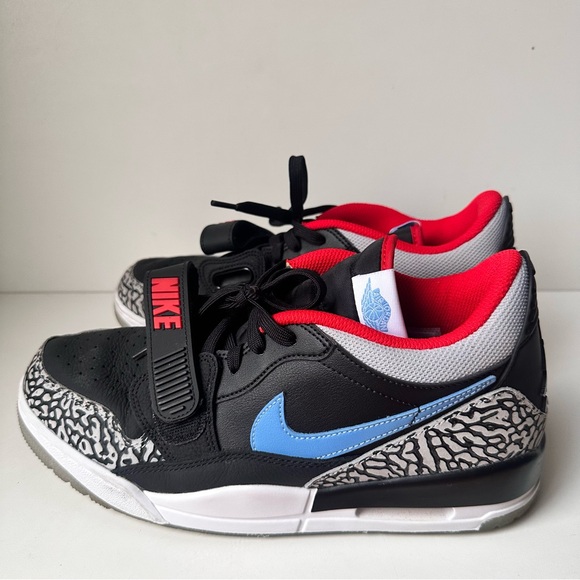 Nike Air Jordan Legacy Mens Size 9.5 Black Red Blue Athletic Shoes Sneakers - Picture 1 of 16